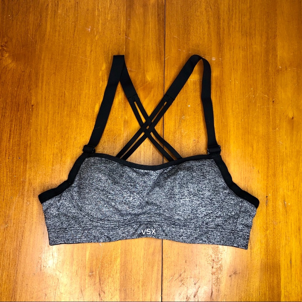 VSX Sport Victoria’s Secret Grey Sports Bra Sz 32A